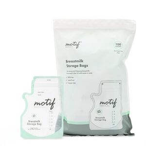 motif Medical Mint Green Breastmilk Storage Bags - 100 Count